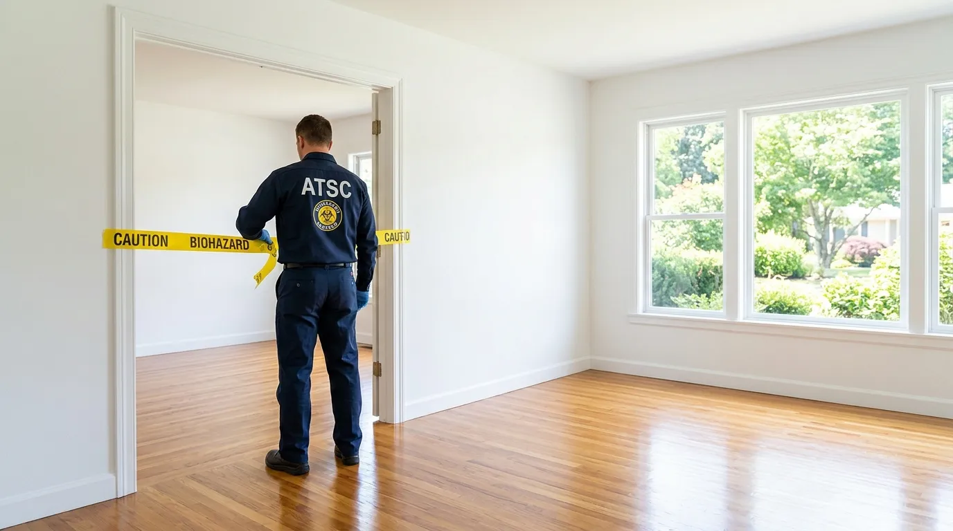 Certified biohazard cleanup crew performing Trauma Scene Cleanup in Belle Isle